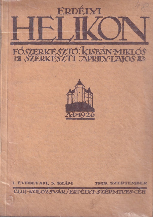 Erdélyi Helikon 1928. szeptember