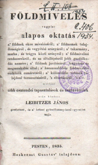Földmívelés