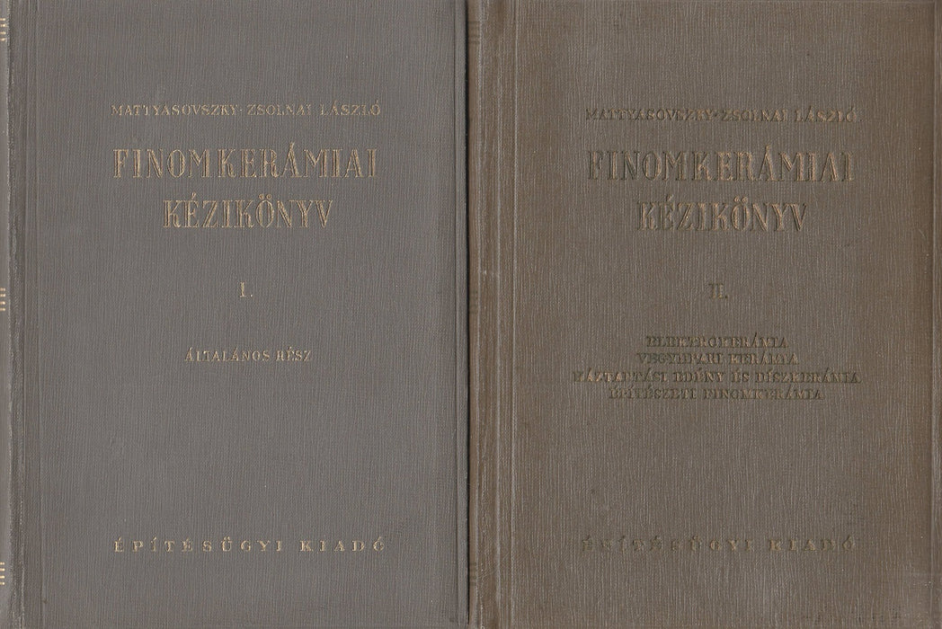 Finomkerámiai kézikönyv I-II.