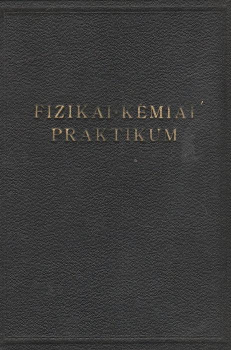 Fizikai-kémiai praktikum
