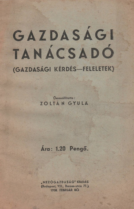 Gazdasági tanácsadó