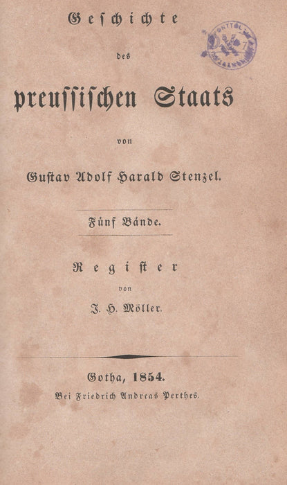 Geschichte des preussischen Staates