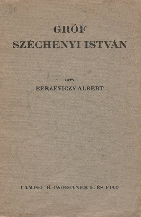 Gróf Széchenyi István