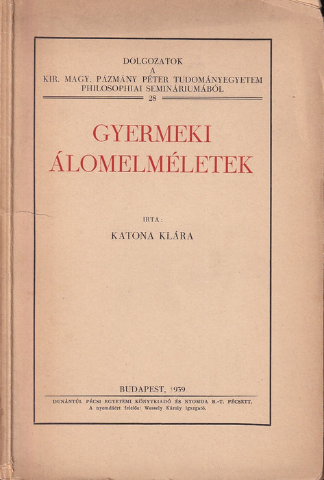 Gyermeki álomelméletek