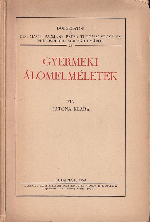 Gyermeki álomelméletek