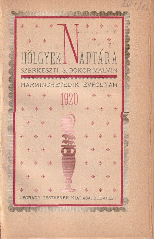 Hölgyek naptára 1920.