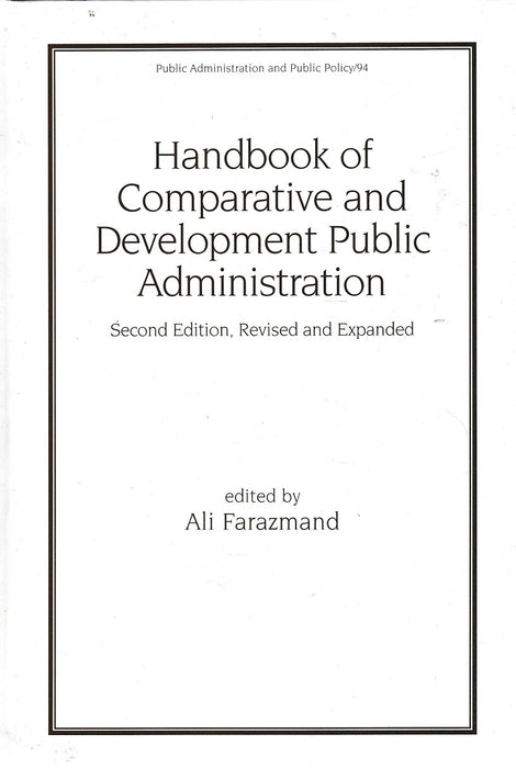 Handbook of Comparative and Development Public Administration