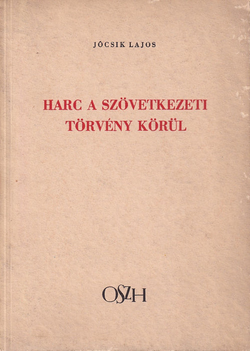 Harc a szövetkezeti törvény körül