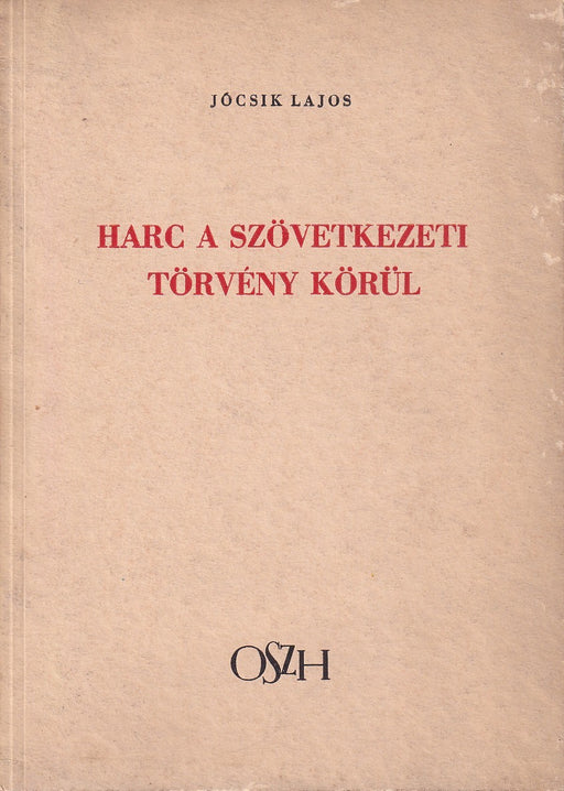 Harc a szövetkezeti törvény körül