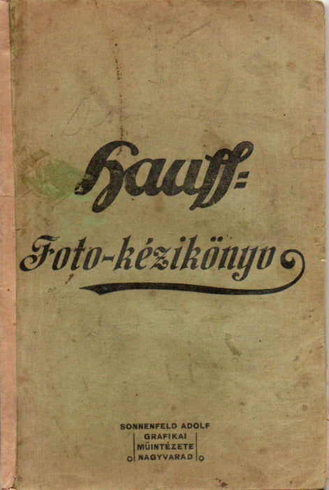 Hauff: Foto-kézikönyv
