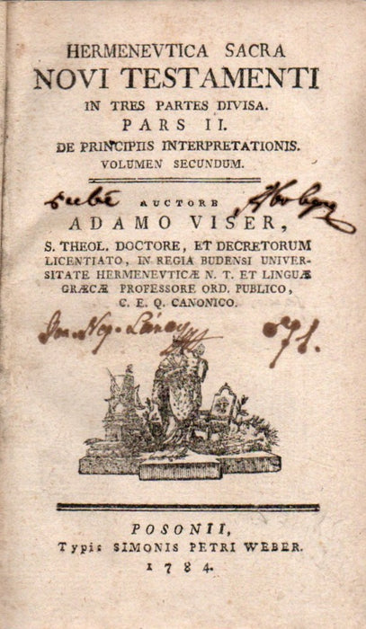 Hermeneutica sacra Novi Testamenti 