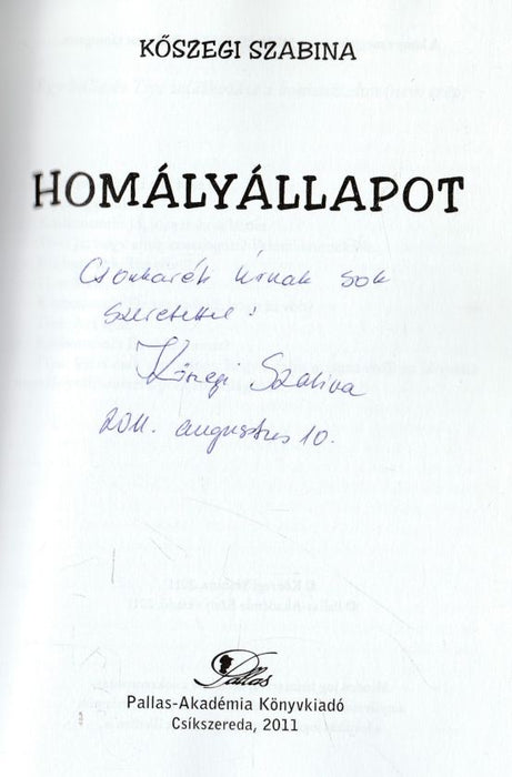 Homályállapot