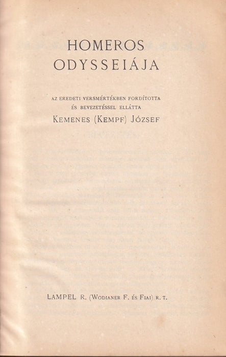 Homeros Odysseiája