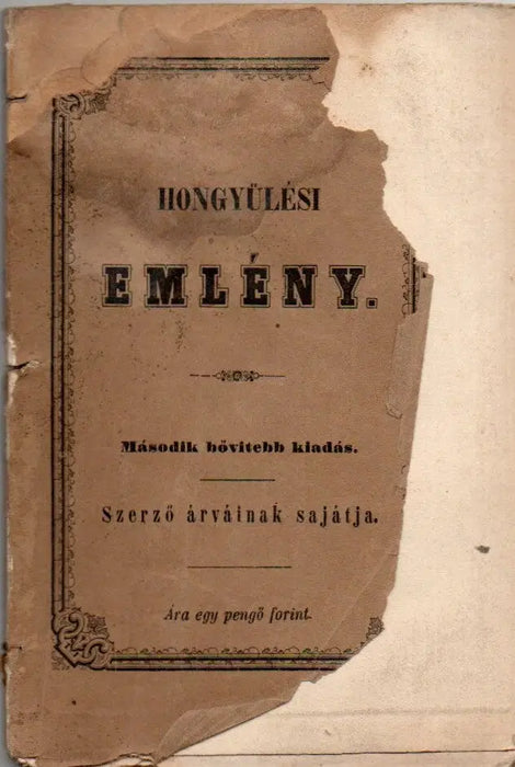 Hongyűlési emlény - Magyarok születésnapjai