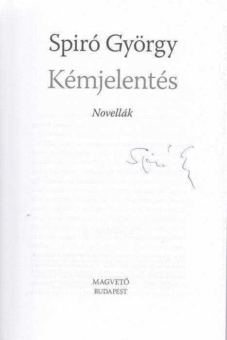 Kémjelentés