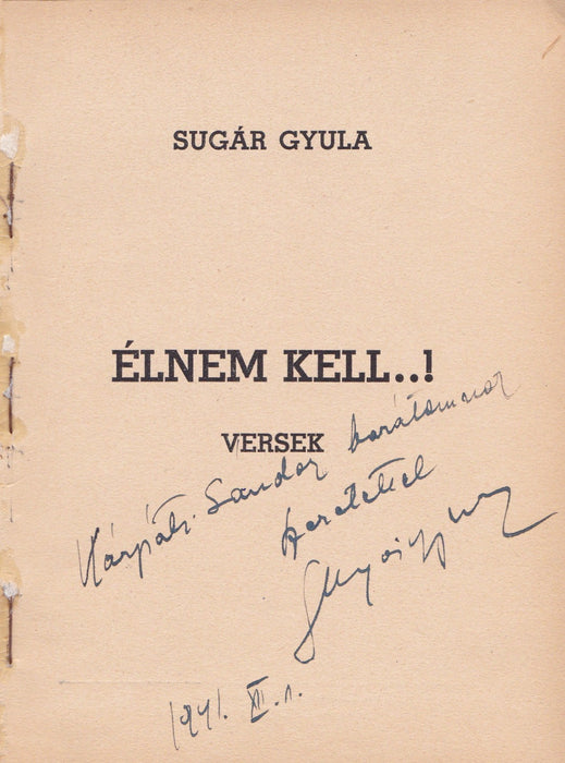 Élnem kell...!