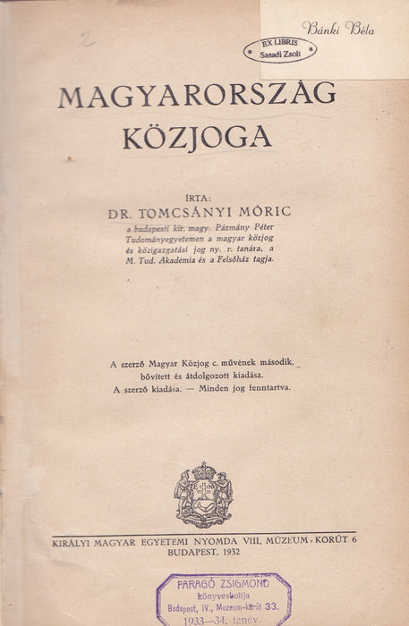 Magyarország közjoga