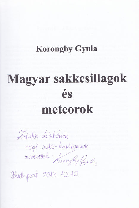 Magyar sakkcsillagok és meteorok