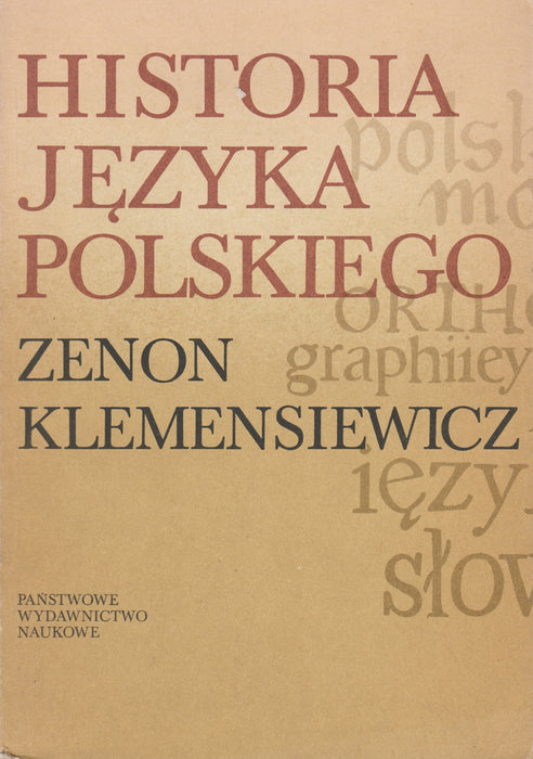 Historia języka polskiego I-II.