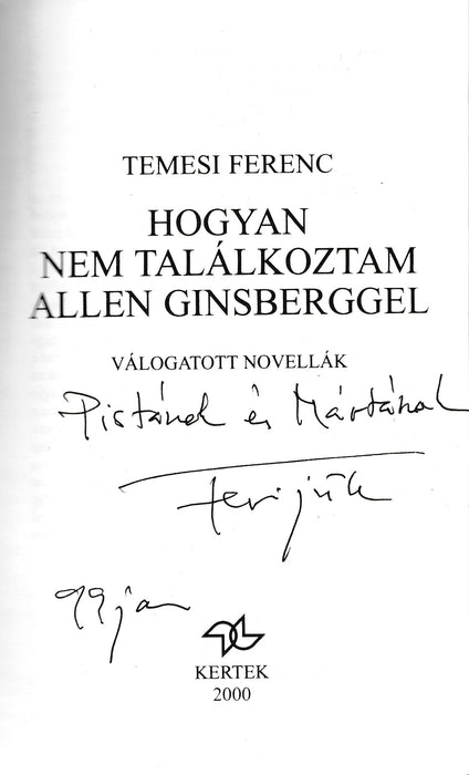 Hogyan nem találkoztam Allen Ginsberggel