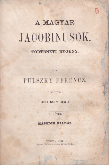 A magyar jacobinusok I-II.