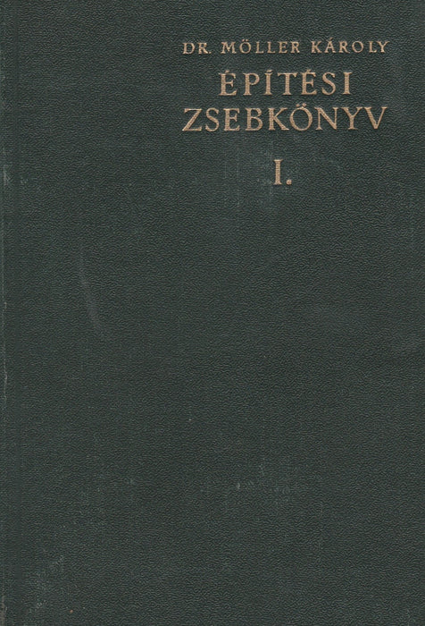 Építési zsebkönyv I-II.