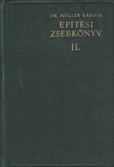 Építési zsebkönyv I-II.