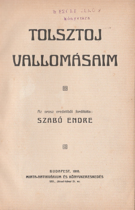 Vallomásaim