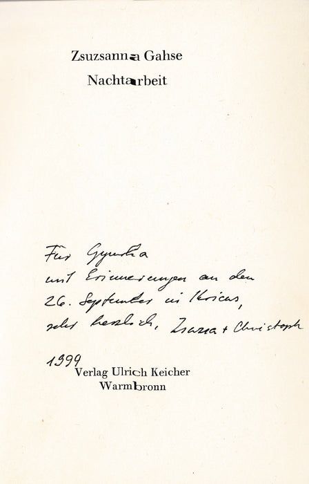 Nachtarbeit
