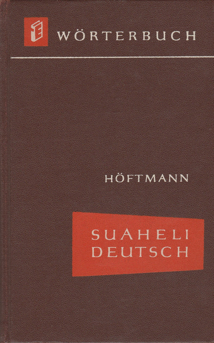 Suaheli-Deutsches Wörterbuch