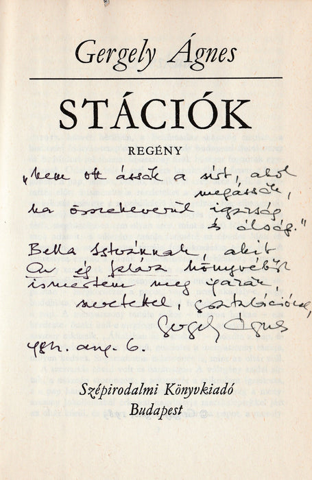 Stációk