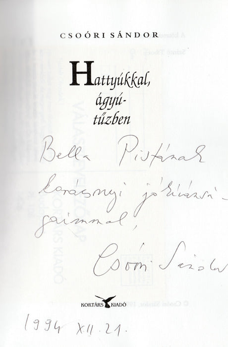 Hattyúkkal, ágyútűzben