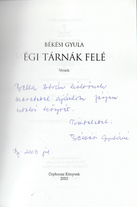 Égi tárnák felé