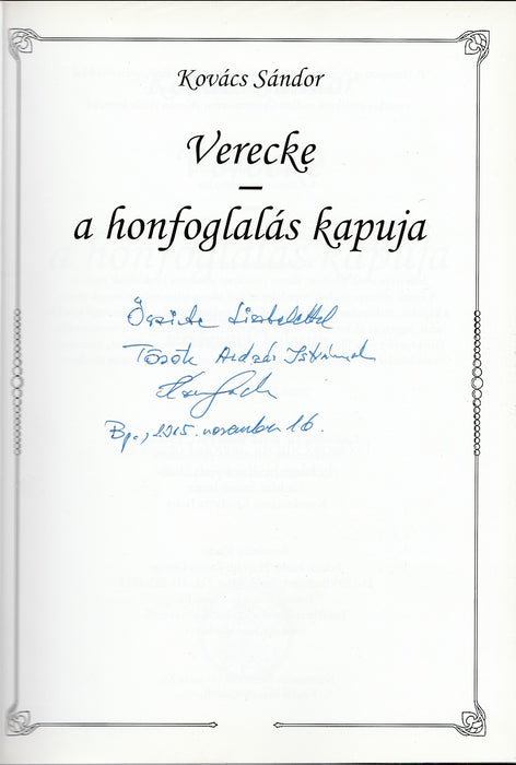 Verecke - a honfoglalás kapuja