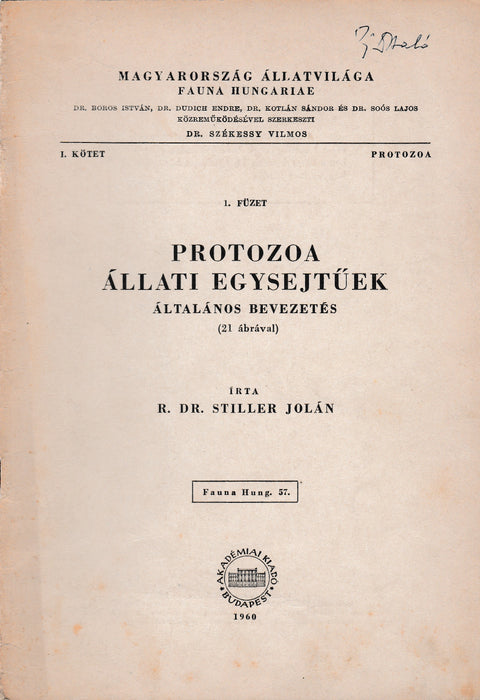 Protozoa állati egysejtűek