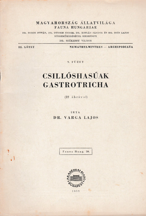 Csillóshasúak - Gastrotricha