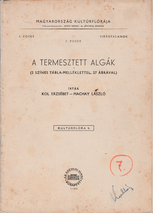 A termesztett algák