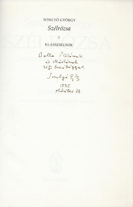 Szélrózsa I. Klasszikusok