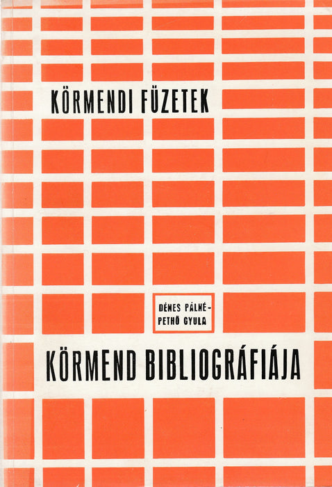 Körmend bibliográfiája