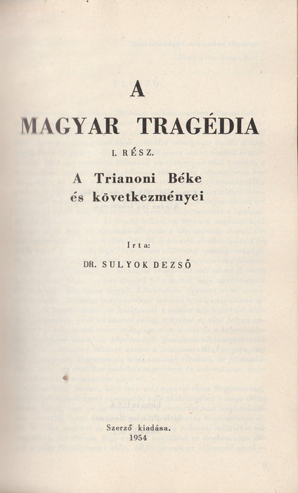 A magyar tragédia I.