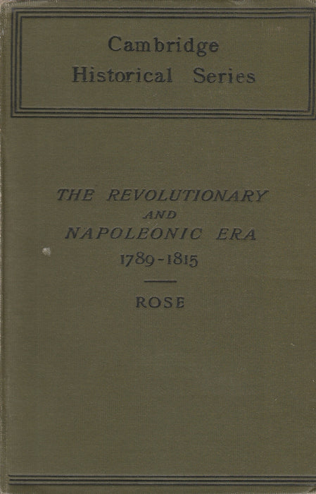 The Revolutionary and Napoleonic Era