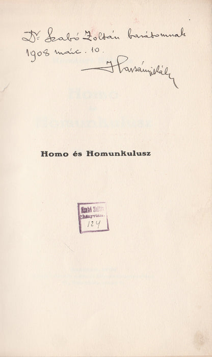 Homo és homunkulusz