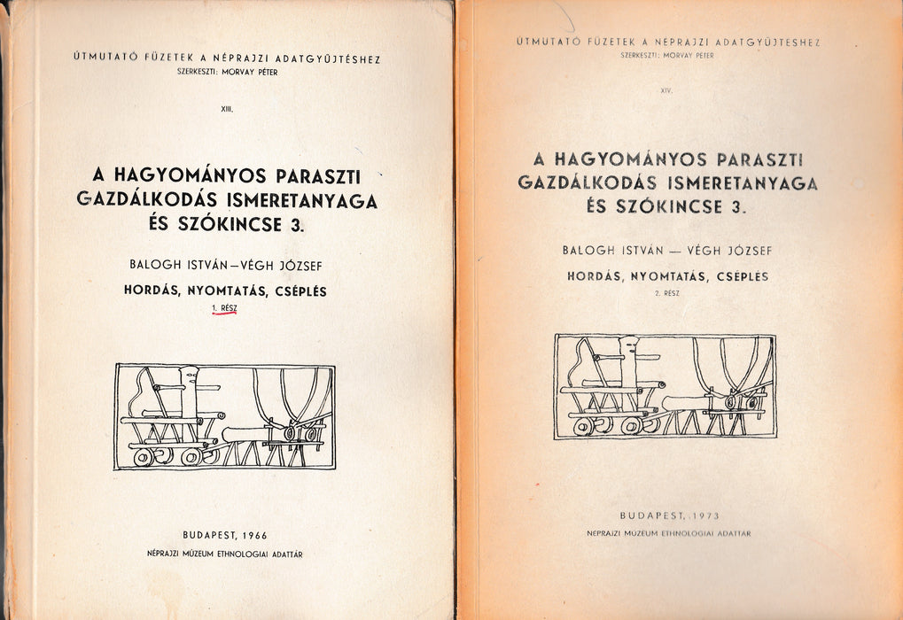 A hagyományos paraszti gazdálkodás ismeretanyaga és szókincse 3/I-II.