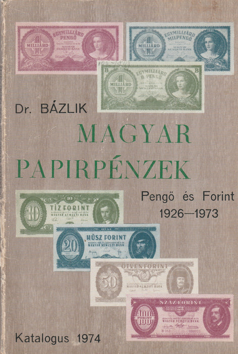 Magyar papírpénzek 1926-1973