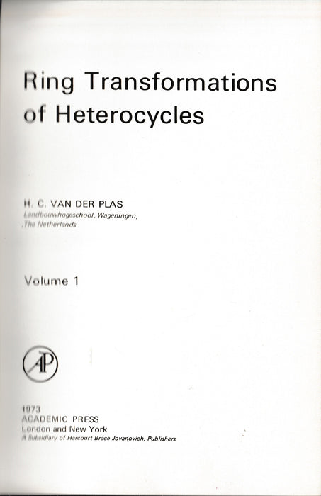 Ring Transformations of Heterocycles I-II.