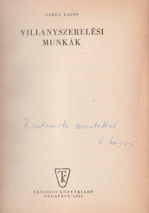 Villanyszerelési munkák