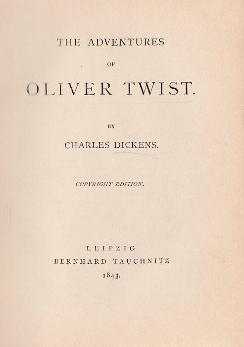 The Adventures of Oliver Twist