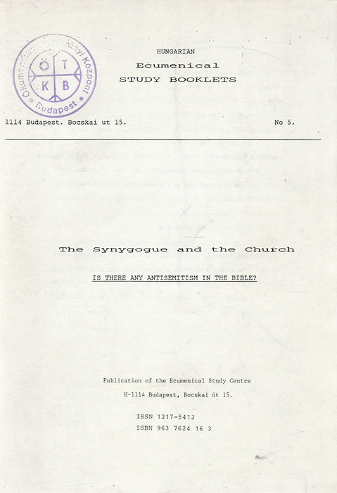 The Synygogue and the Church