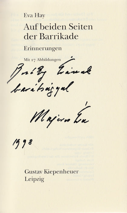 Auf beiden Seiten der Barrikade