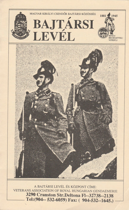 Bajtársi levél 52. évfolyam 2000 4. szám